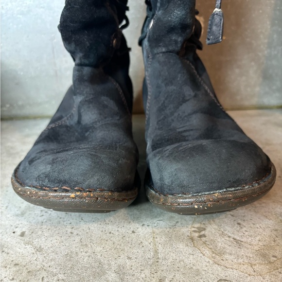 UGG Australia Surfcat Uptown Black Suede Winter Boots Size Women’s 8 - Picture 7 of 13